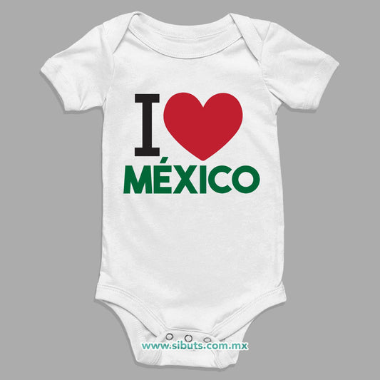 Pañalero Bebé I Love México