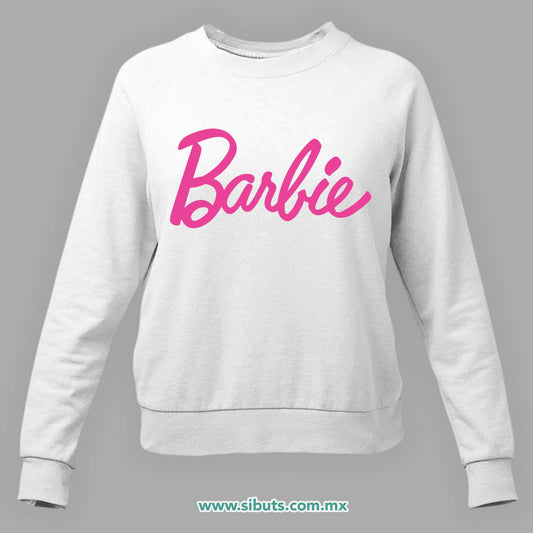 Sudadera Mujer Cuello Redondo Barbie