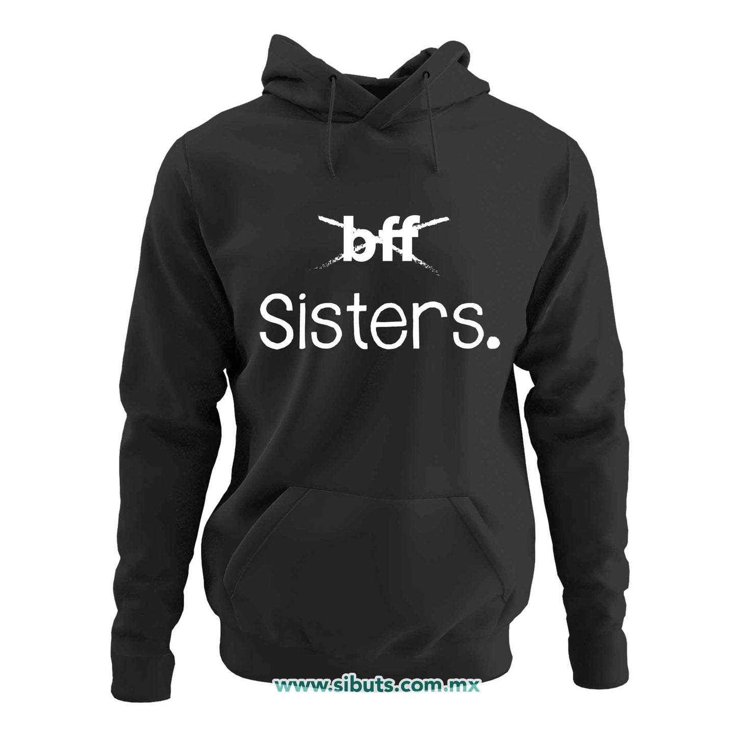 Sudadera Mujer Gorro Best Sister Mejores Amigas