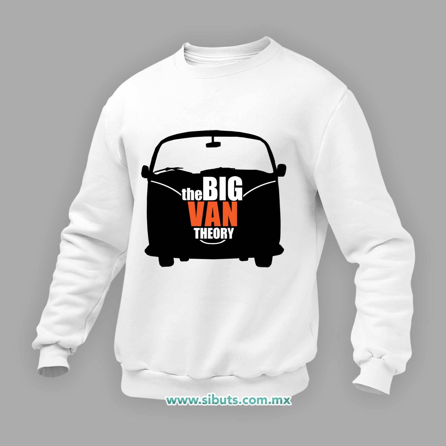 Sudadera Hombre Cuello Redondo Big Bang Theory Van