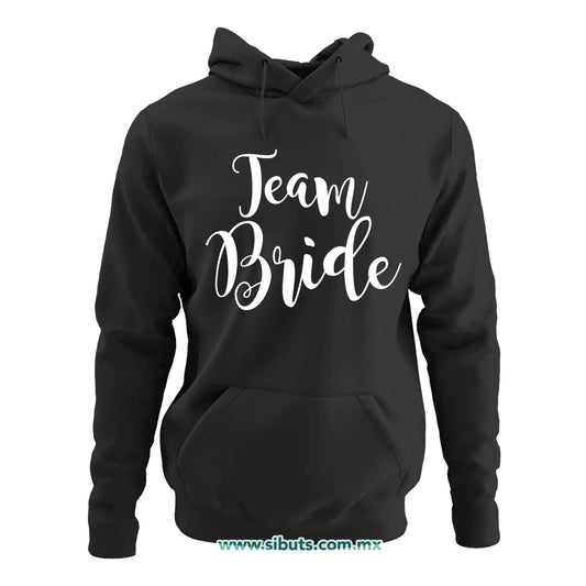 Sudadera Mujer Gorro Despedida De Soltera Team Bride Novia Boda