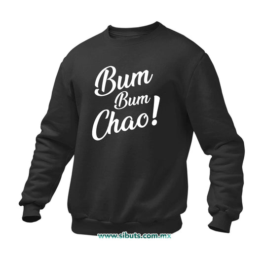 Sudadera Hombre Cuello Redondo Bum Bum Chao! Casa Papel