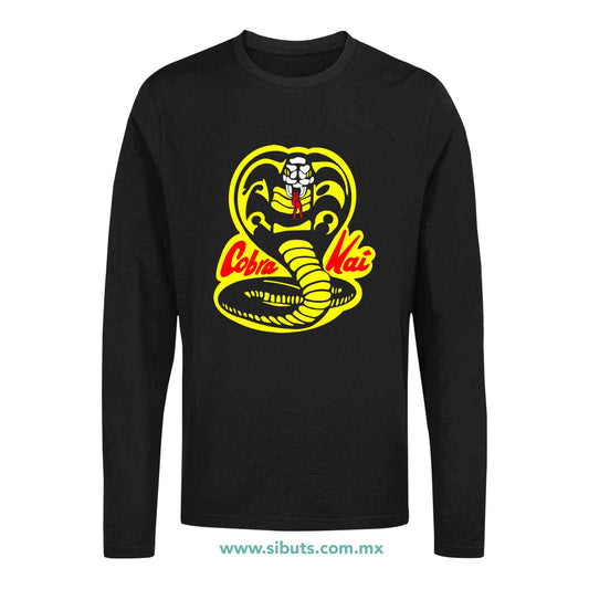Playera Hombre Manga Larga Cobra Kai