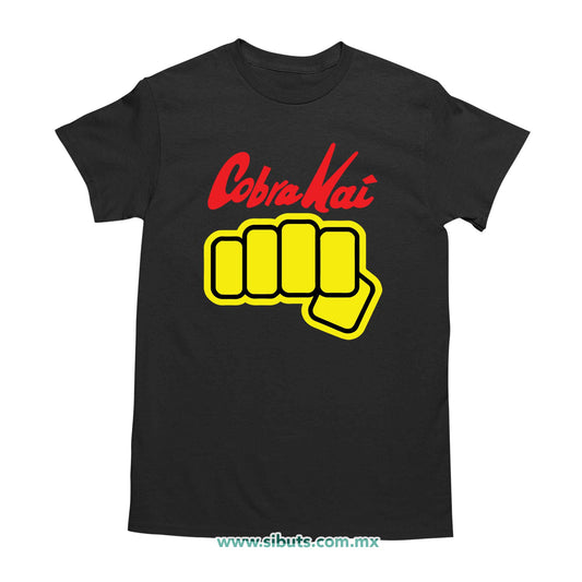Playera Hombre Cobra Kai Puño