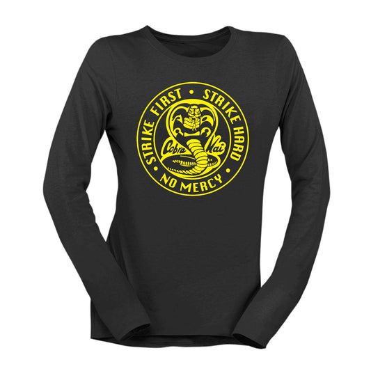 Playera Mujer Manga Larga Cobra Kai Strike First