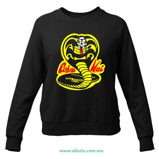 Sudadera Mujer Cuello Redondo Cobra Kai