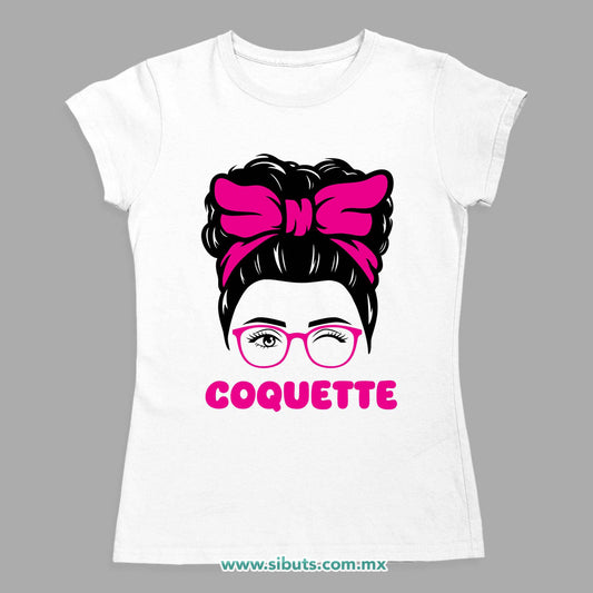 Playera Mujer Coquette