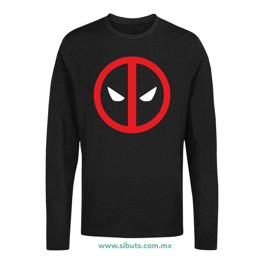 Playera Hombre Manga Larga Deadpool