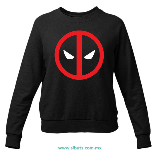 Sudadera Mujer Cuello Redondo Deadpool