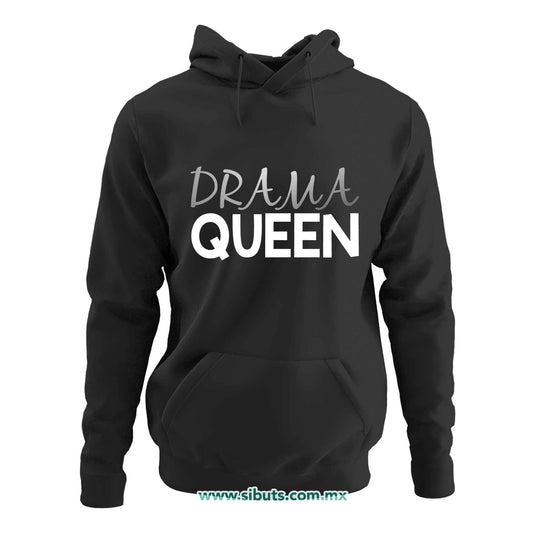 Sudadera Mujer Gorro Frase Drama Queen
