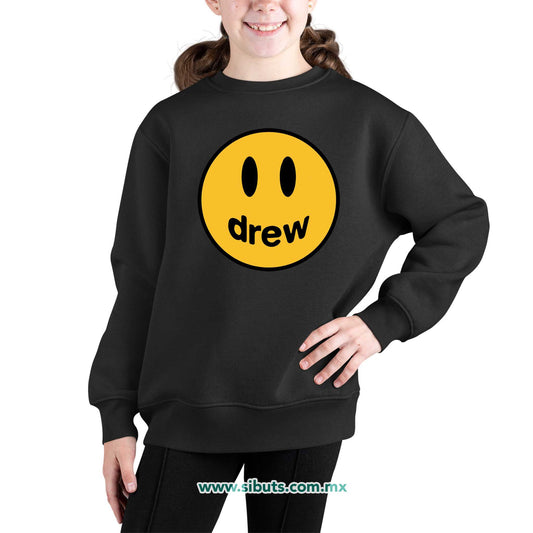 Sudadera Niña Cuello Redondo Drew