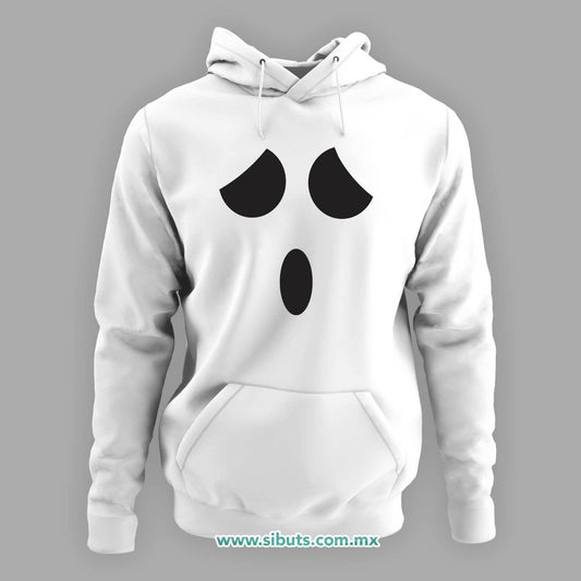 Sudadera Mujer Gorro Fantasma Triste