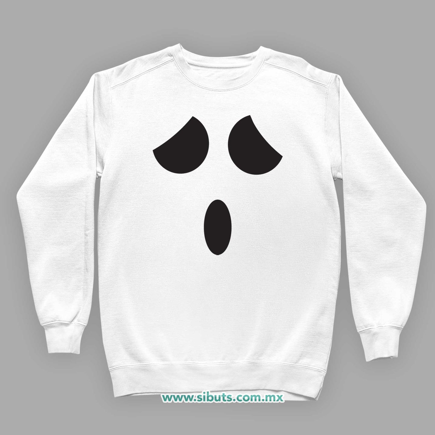 Sudadera Niño Cuello Redondo Fantasma Sorprendido