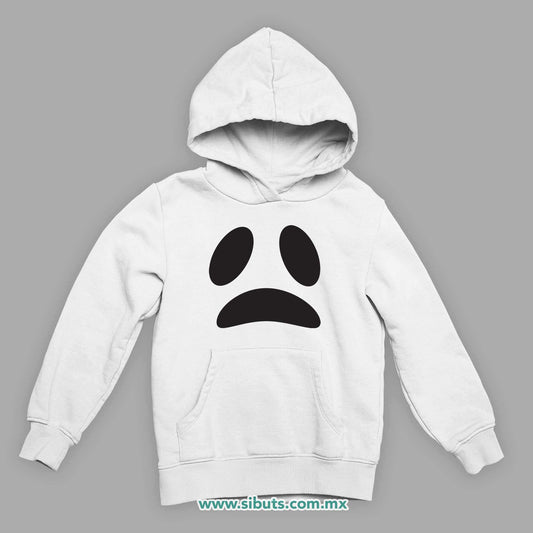 Sudadera Niño Gorro Fantasma Triste