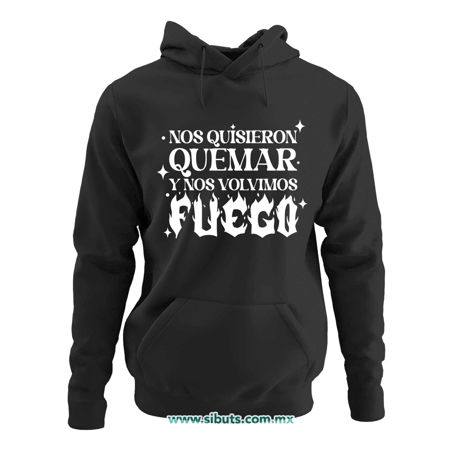 Sudadera Mujer Gorro Frase Feminista Nos Quisieron Quemar Y Nos Volvieron Fuego