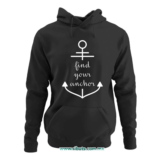 Sudadera Mujer Gorro Find Your Anchor