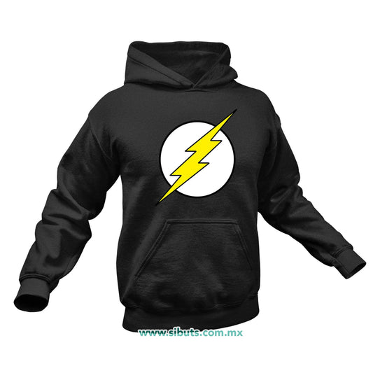Sudadera Hombre Gorro Símbolo Flash