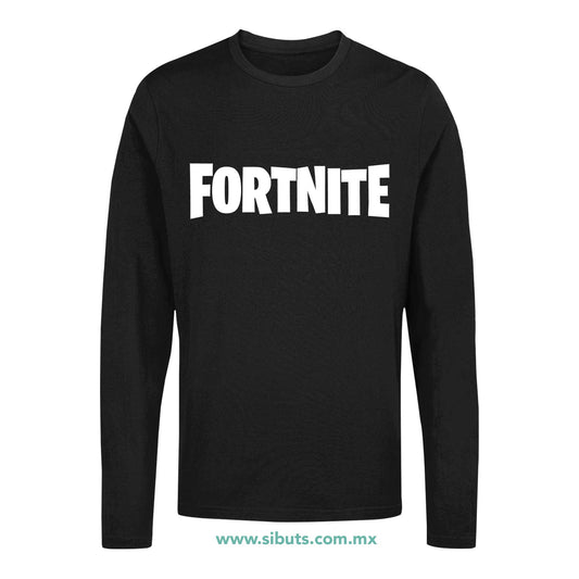 Playera Hombre Manga Larga Fortnite