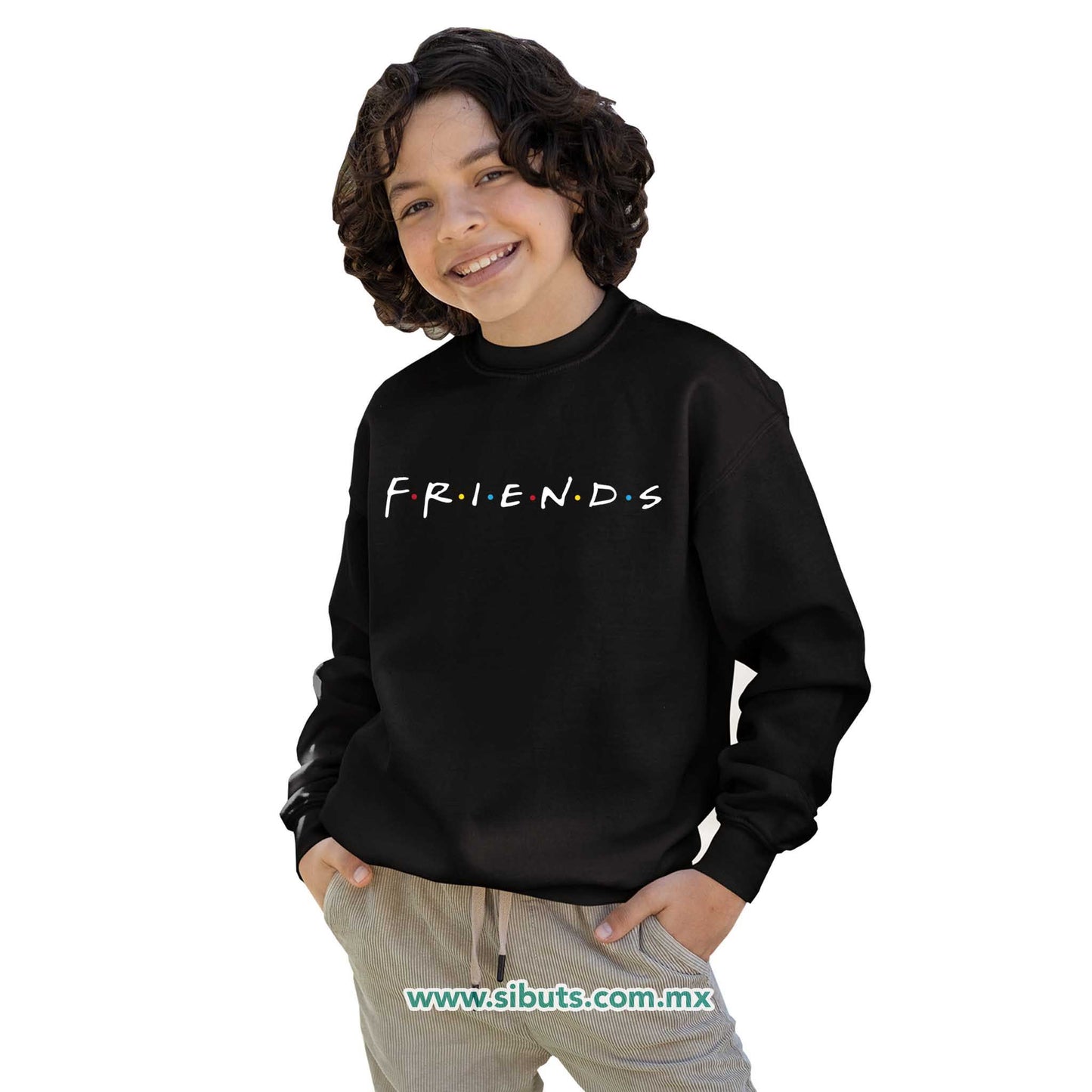 Sudadera Niña Cuello Redondo Serie Friends
