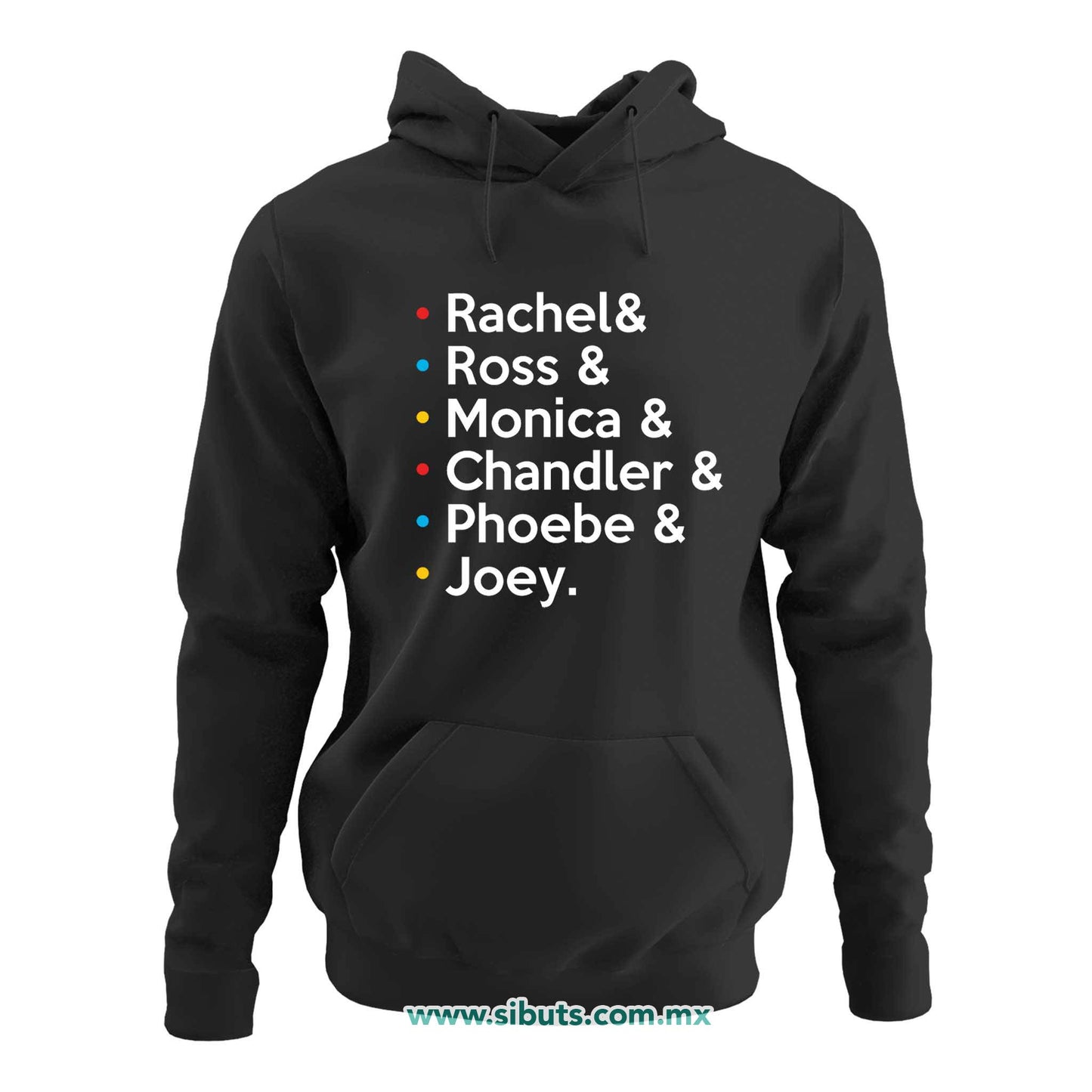 Sudadera Mujer Gorro Friends Joey Rachel Monica Phoebe Ross Chandler