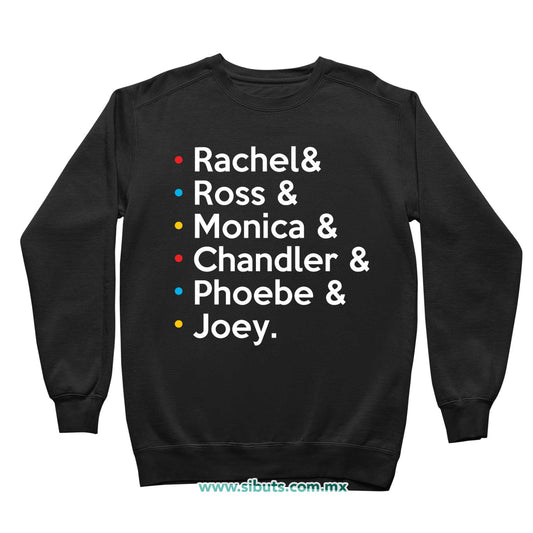 Sudadera Niña Cuello Redondo Friends Joey Rachel Monica Phoebe Ross Chandler