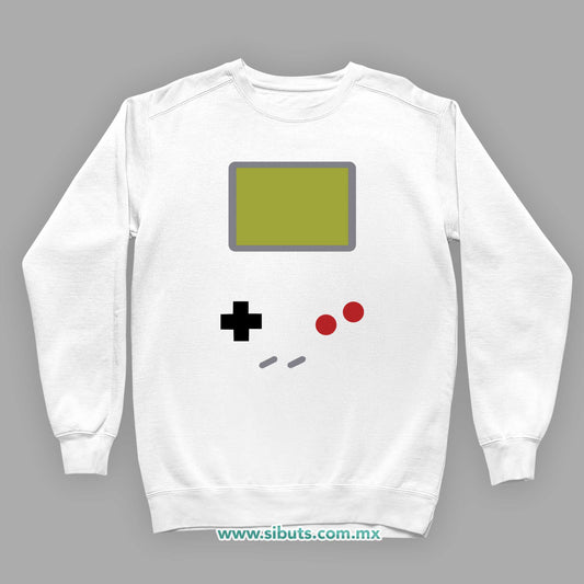 Sudadera Niño Cuello Redondo Game Boy Retro