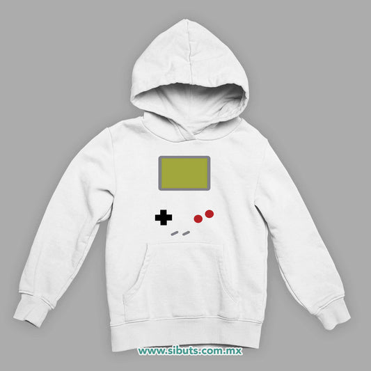 Sudadera Niño Gorro Game Boy Retro