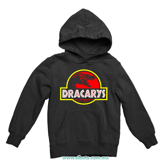 Sudadera Niña Gorro Game Of Thrones Dracarys Jurassic Park
