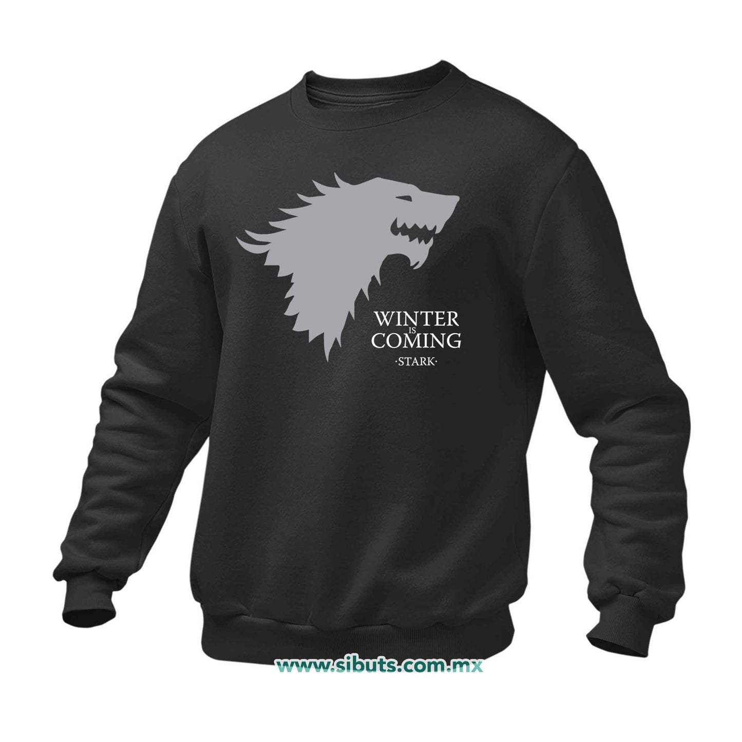 Sudadera Hombre Cuello Redondo Game Of Thrones Winter Is Coming Stark