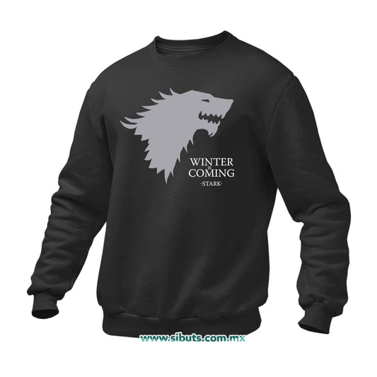 Sudadera Hombre Cuello Redondo Game Of Thrones Winter Is Coming Stark