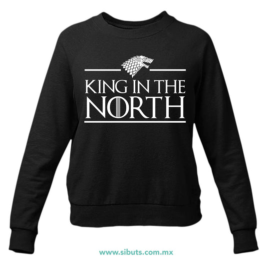 Sudadera Mujer Cuello Redondo Game Of Thrones King In The North