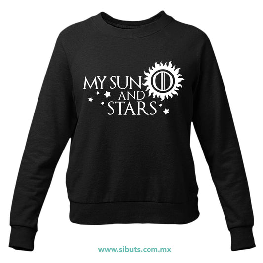 Sudadera Mujer Cuello Redondo Game Of Thrones My Sun And Stars