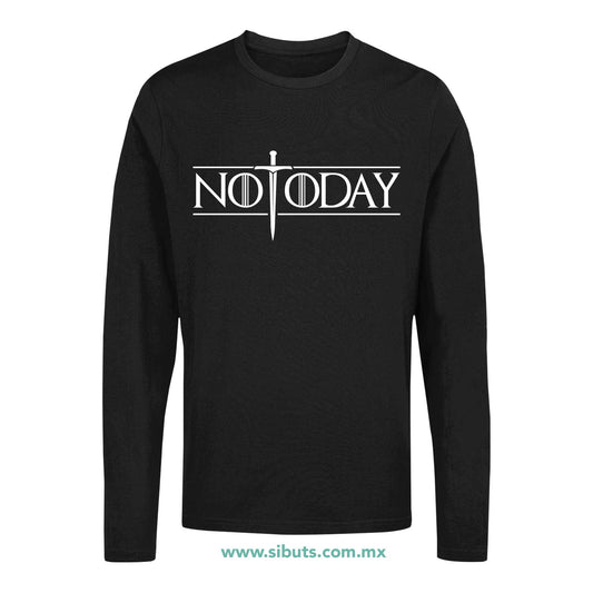 Playera Hombre Manga Larga Game Of Thrones Not Today