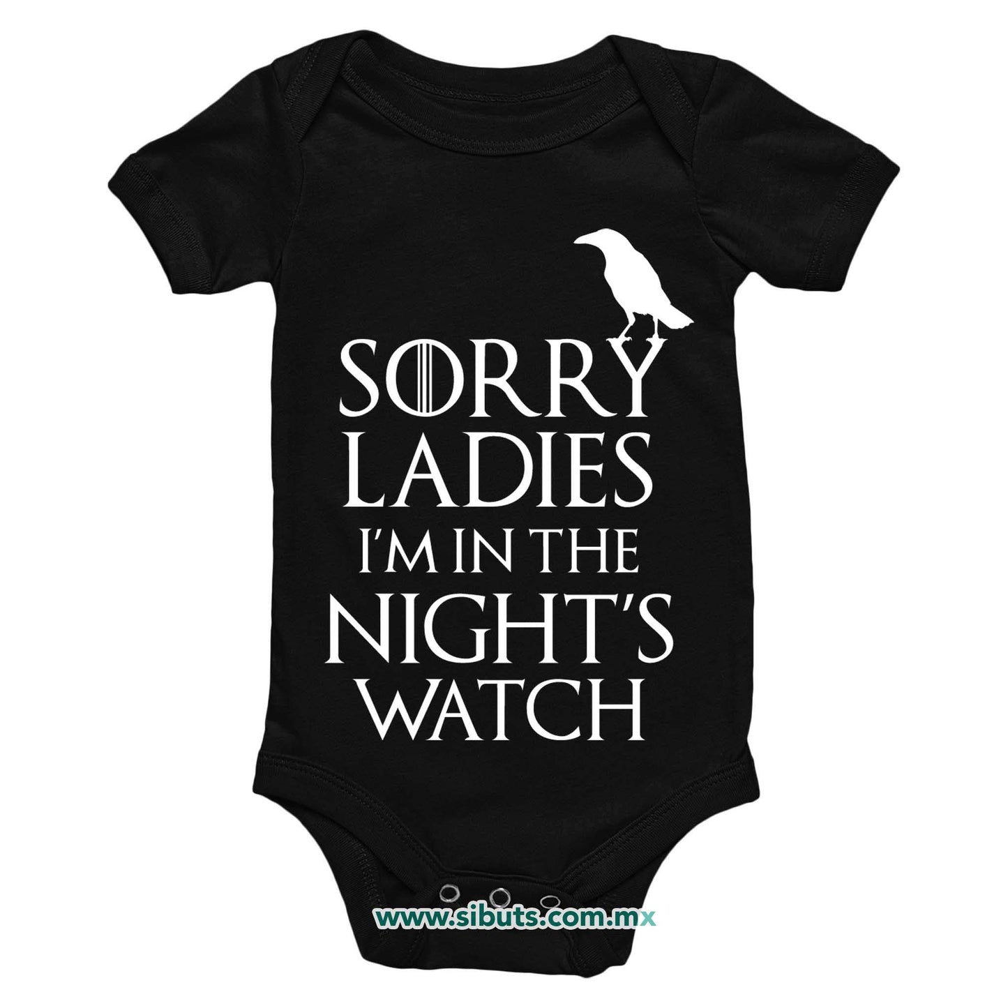 Pañalero Bebé Game Of Thrones Sorry Ladies I´m In The Night´s Watch
