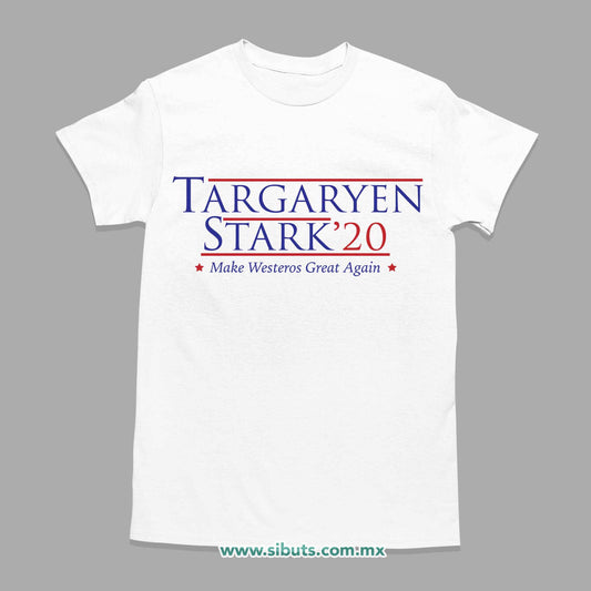 Playera Hombre Game Of Thrones Targaryen Stark