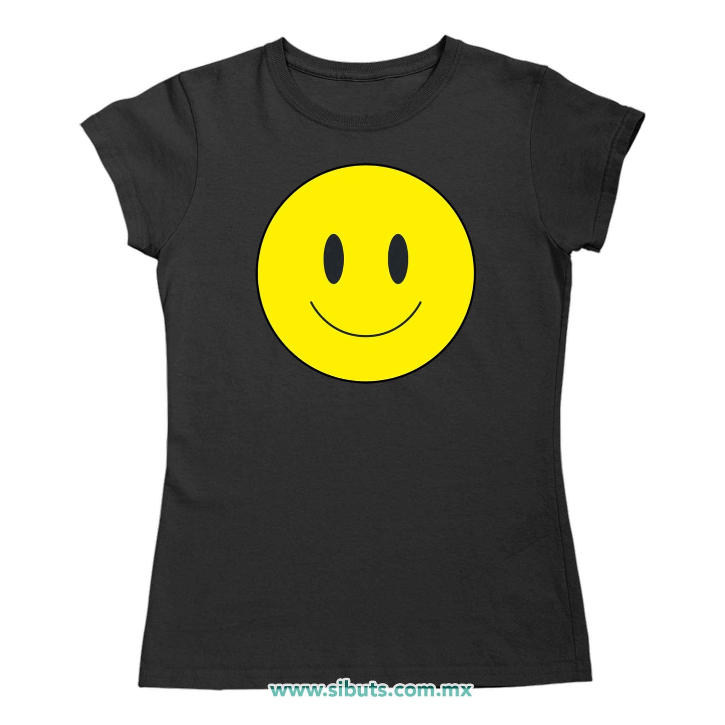 Playera Mujer Happy Face