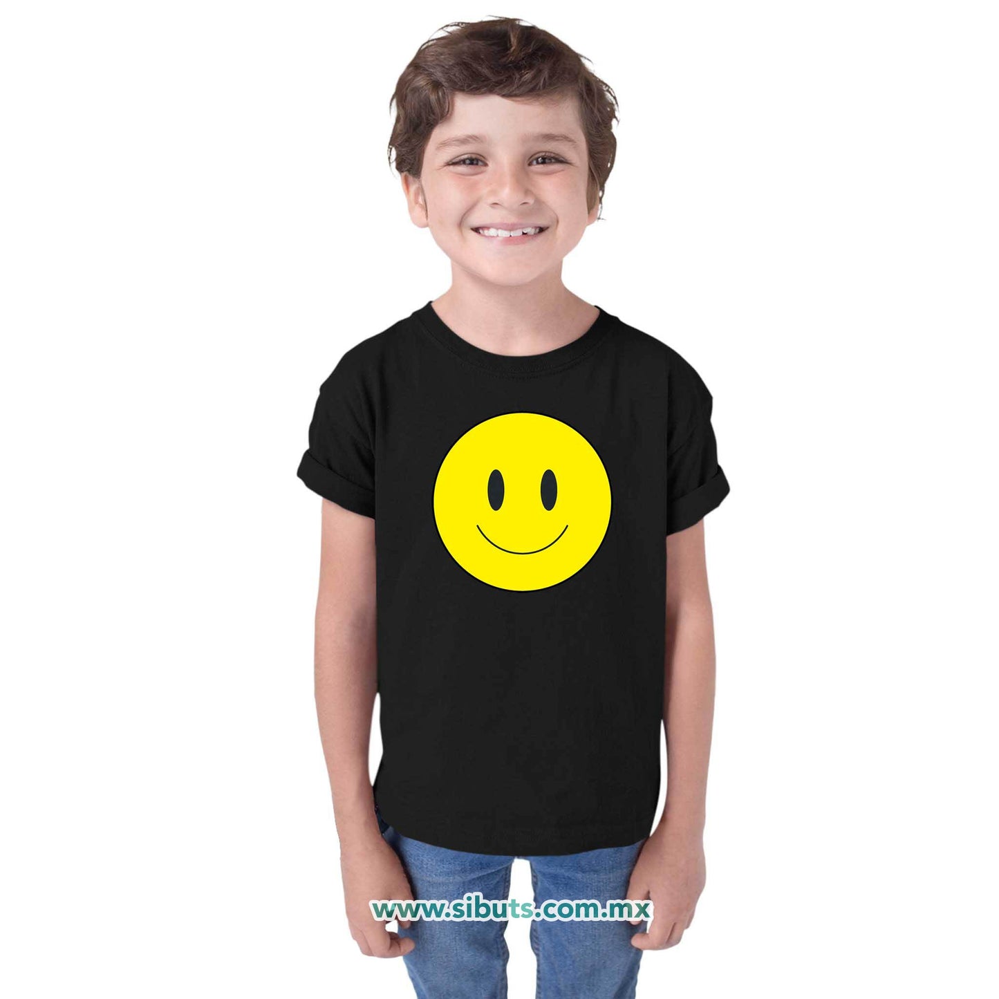 Playera Niña Happy Face