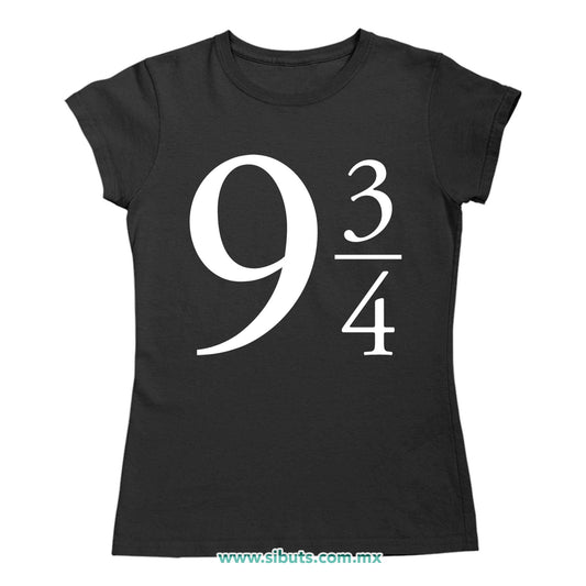 Playera Mujer Harry Potter 9 3/6