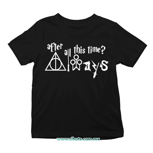 Playera Niña Harry Potter Always After All This Time