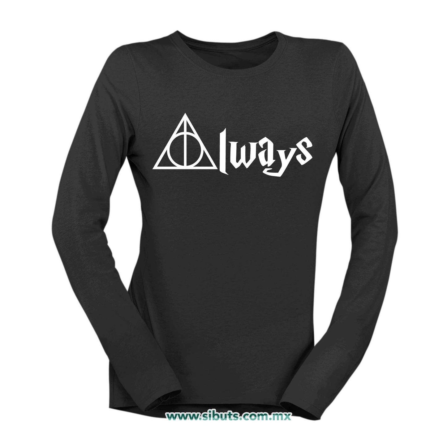 Playera Mujer Manga Larga Harry Potter Always