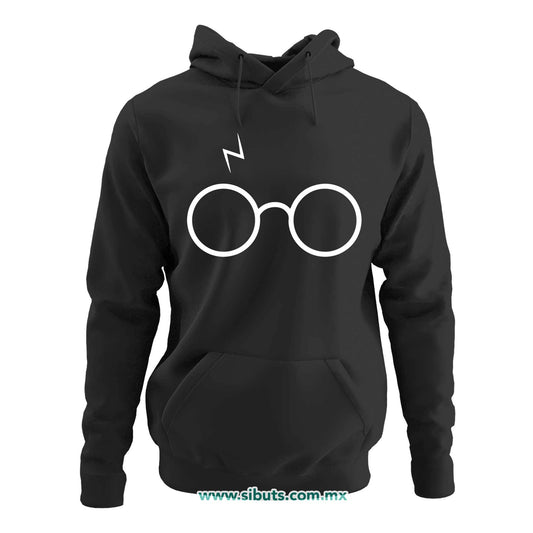 Sudadera Mujer Gorro Harry Potter Silueta Lentes