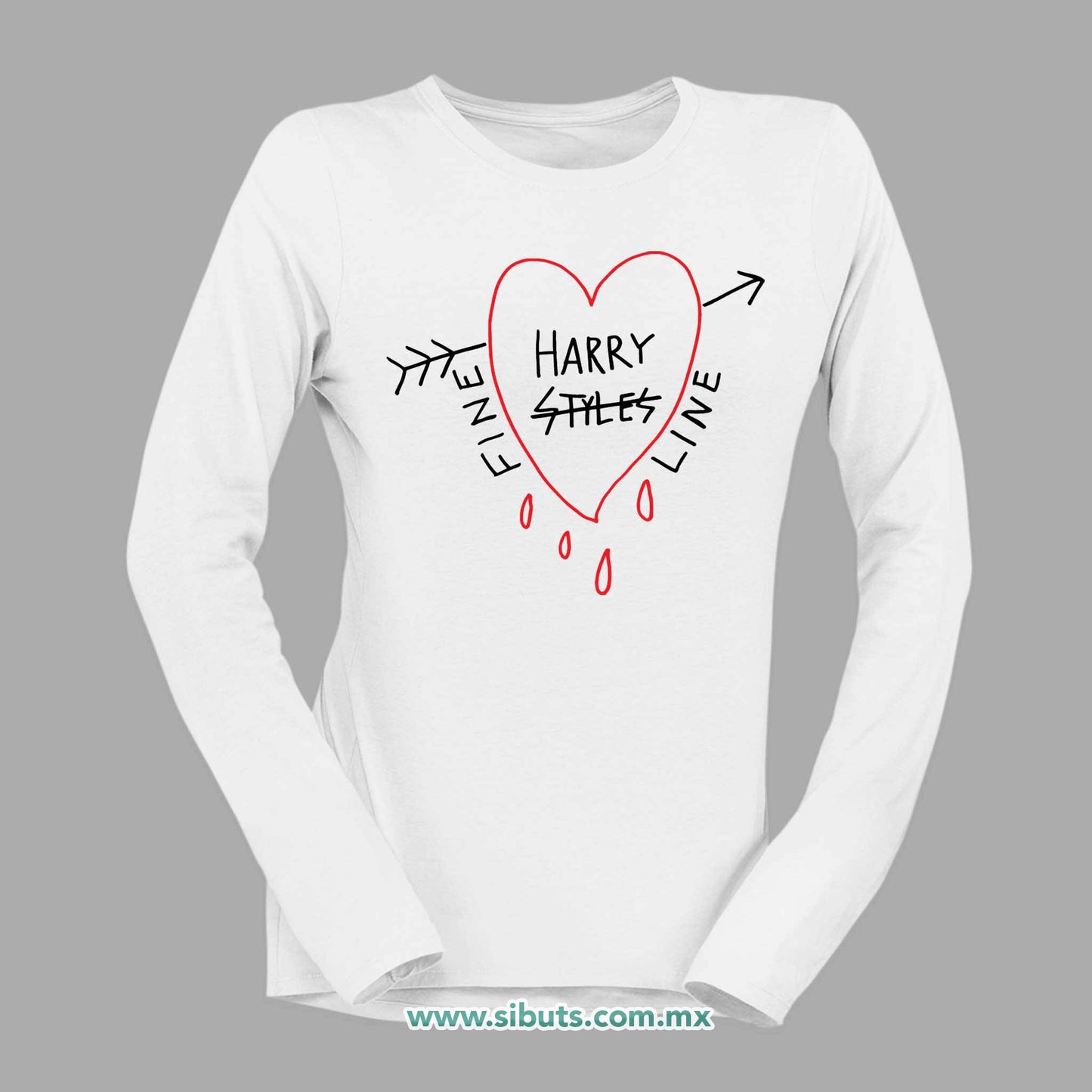 Playera Mujer Manga Larga Harry Styles Fine Line