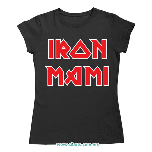 Playera Mujer Iron Mami Iron Maiden