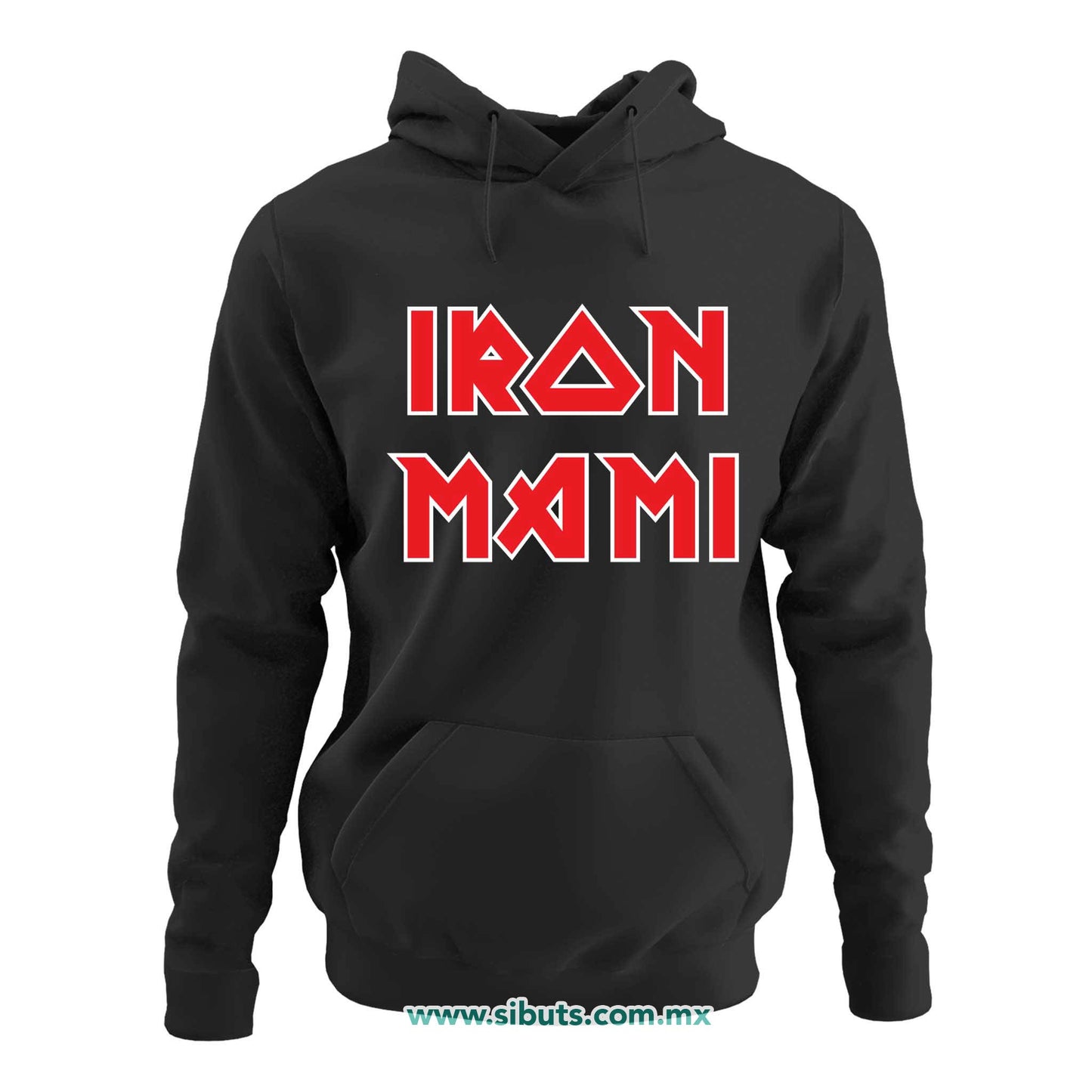 Sudadera Mujer Gorro Iron Mami Iron Maiden