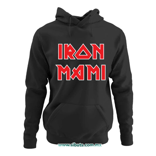 Sudadera Mujer Gorro Iron Mami Iron Maiden