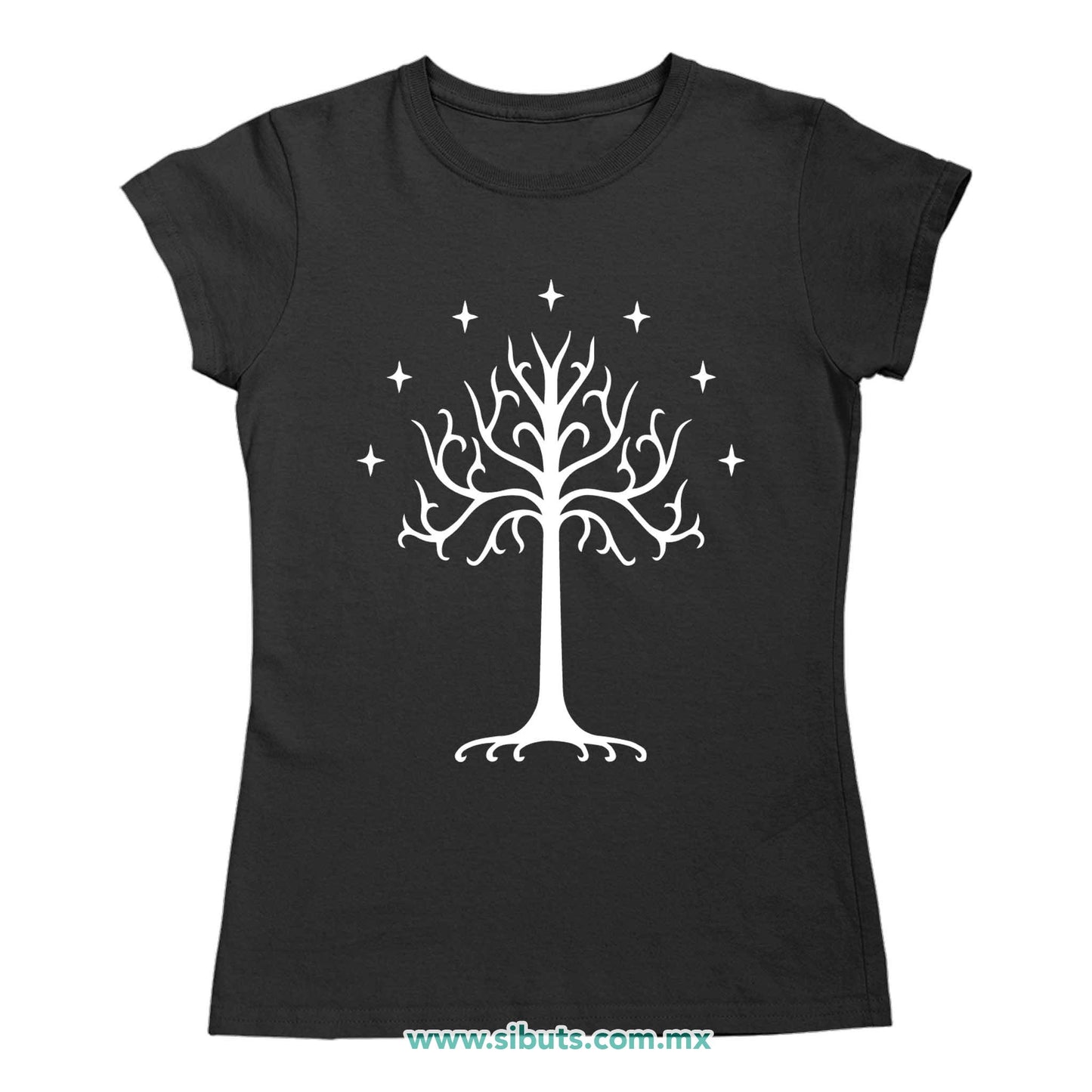 Playera Mujer Lord Of The Rings Señor de los Anillos Árbol Gondor
