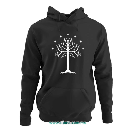Sudadera Mujer Gorro Lord Of The Rings Señor de los Anillos Árbol Gondor