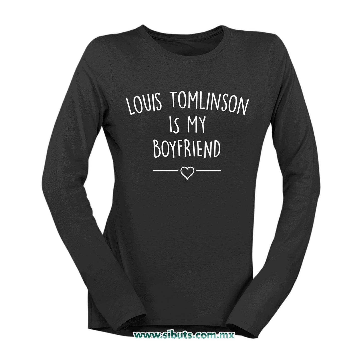 Playera Mujer Manga Larga Louis Tomlinson Is My Boyfriend