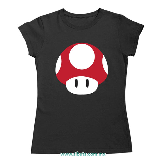 Playera Mujer Mario Bros Toad