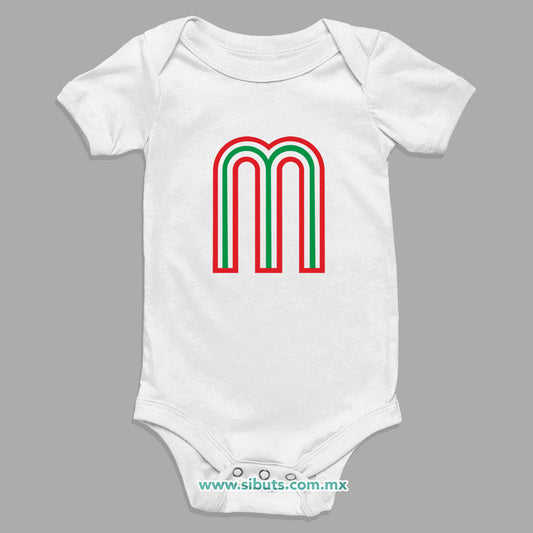 Pañalero Bebé México Tricolor Retro